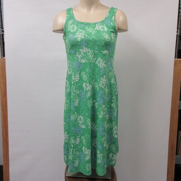 COLUMBIA PFG Freezer III Tank Dress Sz S Emerald City Palm Athletic Performance - Picture 6 of 14